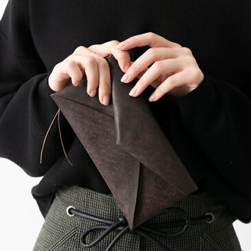 【あす楽】長財布 財布 レディース 大人可愛い 本革 レザー 薄い 薄型 軽い ブラック チョコ ブラウン キャメル ベージュ おすすめ イタリアンレザー 本革エンベロープウォレット
