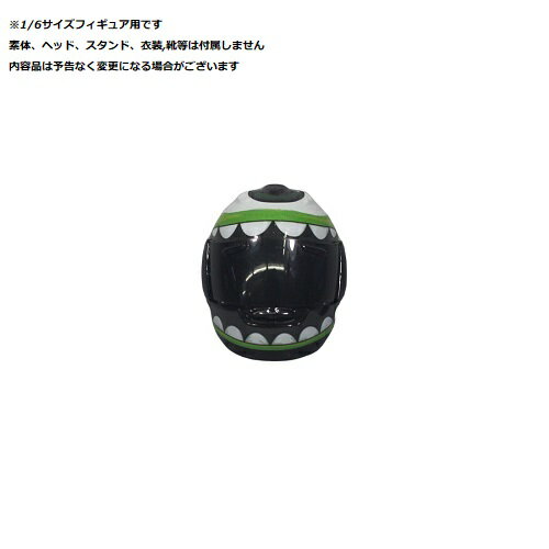 zytoys 1/6フィギュア用 ヘルメット 緑＆白 zy3014-C