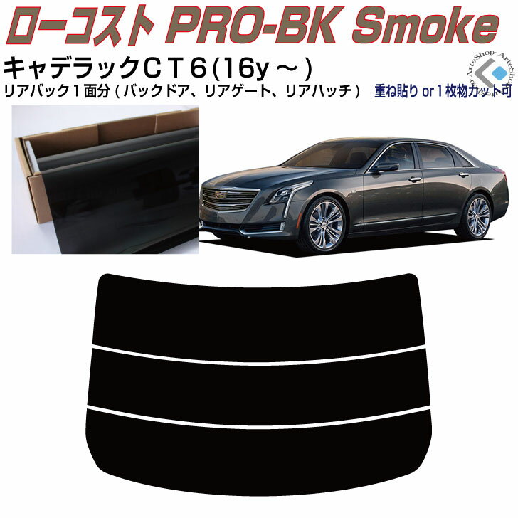 リアのみ原着 キャデラック CT6(16y〜)◇単品カット済みカーフィルム