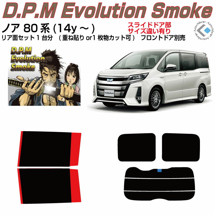 高品 ノア 80系(14y～)◇カット済みカーフィルム リアセット