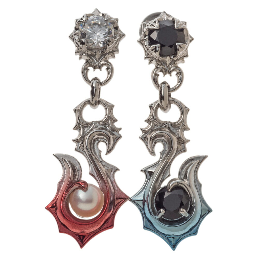 アルテミスキングス ARTEMISKINGS ペアセット 青彩&赤彩フィッシュフックピアス AKE0120 AKE0121