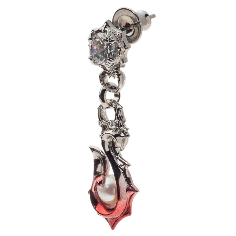 アルテミスキングス ARTEMISKINGS 赤彩フィッシュフックピアス 片耳分 AKE0121