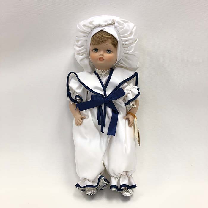 ビスクドール イタリア製 ドール 人形 インテリア プレゼント 送料無料 マリナイオ・グランデ id10