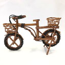 ラタン 自転車 自転車置物 タイ製 ギフト プレゼント 贈り物 インテリア インテリア小物 送料無料 360(中)