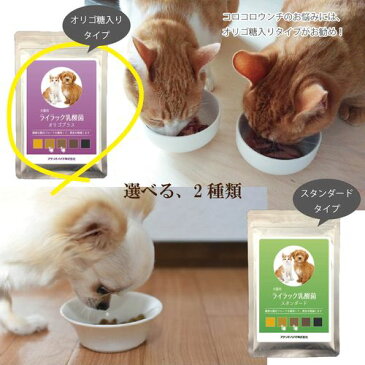 犬 猫 乳酸菌 犬用乳酸菌 猫用乳酸菌 ペット サプリメント サプリ おからパウダー 粉末 大豆 善玉菌 便秘 下痢 便通 におい 便臭 消臭 健康 食物繊維 オリゴ糖 | 犬又は猫用 ライラック乳酸菌 オリゴプラス 60g