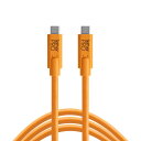 【】TetherTools テザーツールズ TetherPro USB-C to 2.0 Mini-B 8-Pin, 15' (4.6m) BL CUC2615-BLKUSB-CコンピューターからUSB-Cカメラへの接続を合理化します。視認性の高いオレンジと無反射ブラックをご用意。最高のUSB仕様に作られています。ケーブルデータ転送のみ。 充電用ではありません。