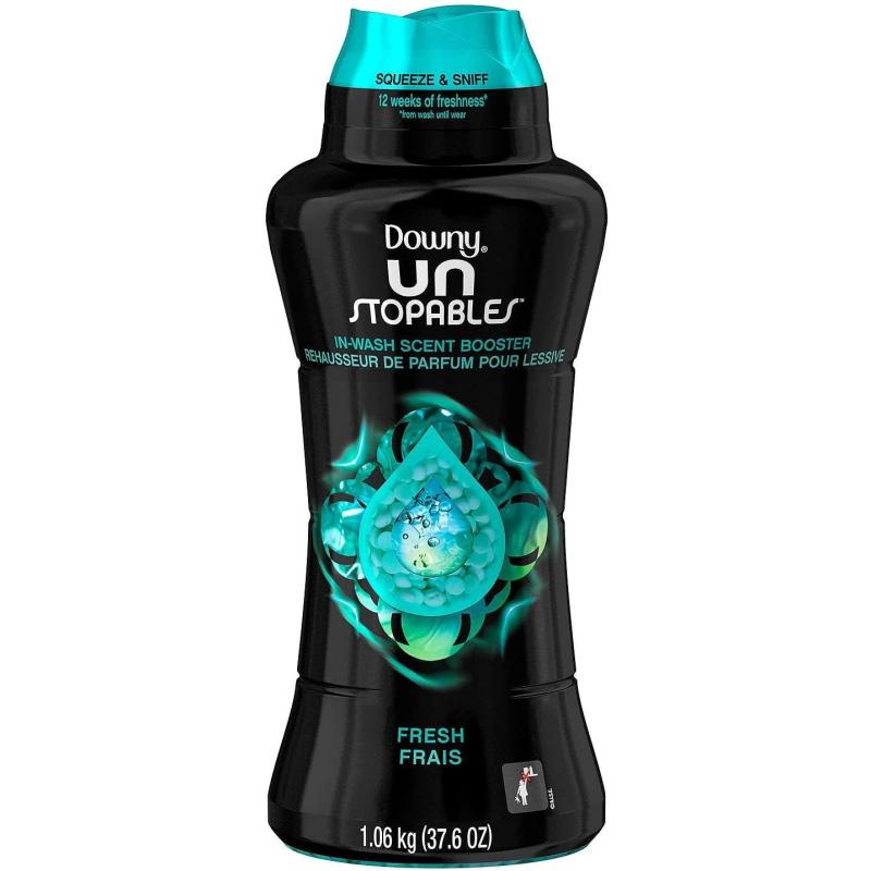 Downy Unstopables インウォッシュ フレッシュな香り ブースター ランドリービーズ (37オンス)