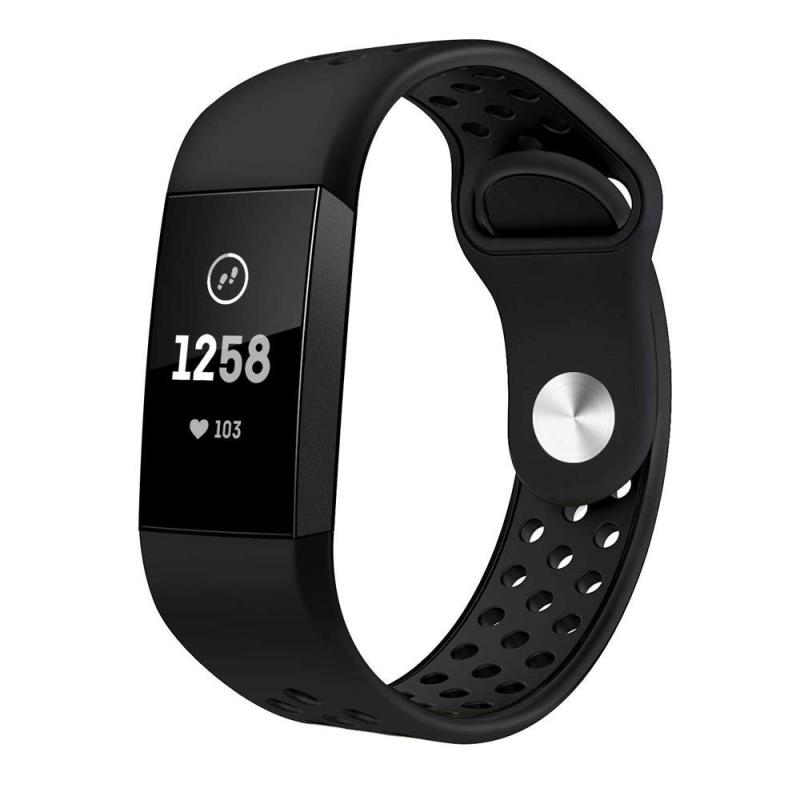 バンド コンパチブル 適応 Fitbit Charge 4/Charge 3/Charge3 SE,シリカゲルバンド スポーツシリコンストラップリストバンド交換バンド柔らか運動型
