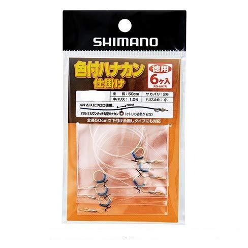 シマノ(SHIMANO) 鮎針仕掛け 色付ハナカンフロロカーボン 徳用6個入 RG-AH7R 7.0号50cm 鮎