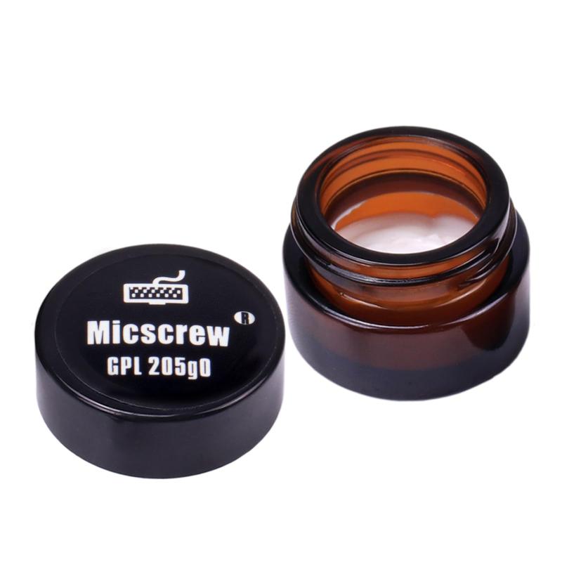Micscrew 0.35 OZ GPL 205G0 メカニカルキーボードおよびスイッチ用、GPL 205 G0 キーボード潤滑剤、不揮発性、不燃性潤滑剤、最大220個のスイッチに潤滑可能、キーボードグリースはガラス瓶入り