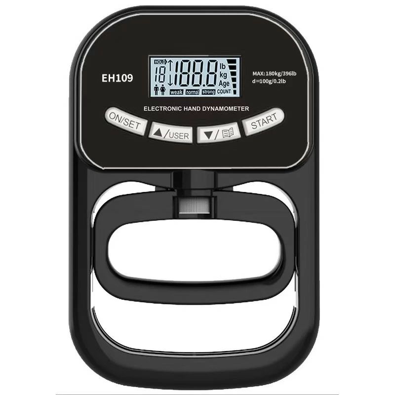 デジタル握力計 握力測定 高精度 ハンドグリップ グリップ 幅調整可能120kgまで計測可能 記録機能付き握力トレーニング USB充電または電池式 家庭用 男女兼用