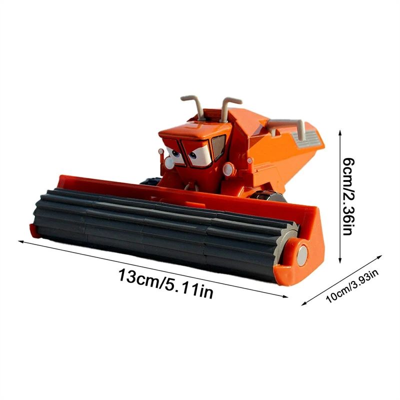 Miniature Frank Harvester Car, Kids' Toy Car Model, Car Mini, Cars, Mattel, Tomica, Cars Collector's Item, Metal Die-cast Car, Frank Harvester Model, Metal Car for Kids and Boys