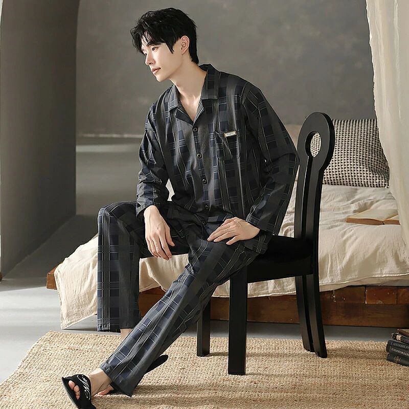 紳士 大人 セット 上下 春秋 コンフォート 綿100％ 秋 抗菌 セットアップ 大きいサイズ ルームウェア 綿 長袖 メンズ パジャマ