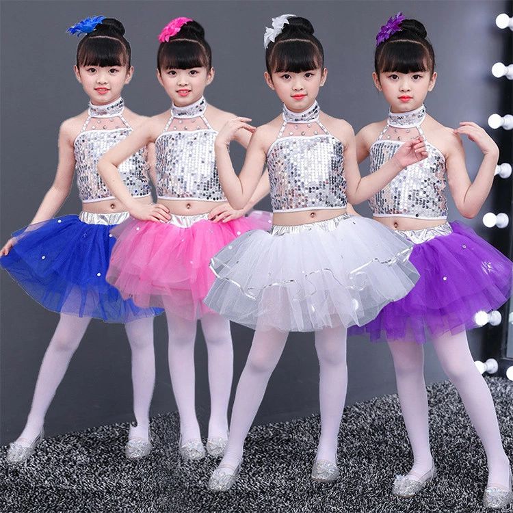 キッズ ダンス衣装 スパンコール セ