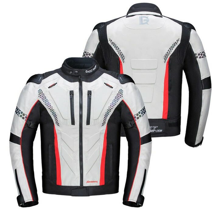 Rakuten - バイクジャケット ライダージャケット レーシング ツーリング バイクウエア インナー付き プロテクター付き 保護 防水 防風 防寒 反射材 スキニー 自転車ウェア 長袖 春 夏 秋 冬