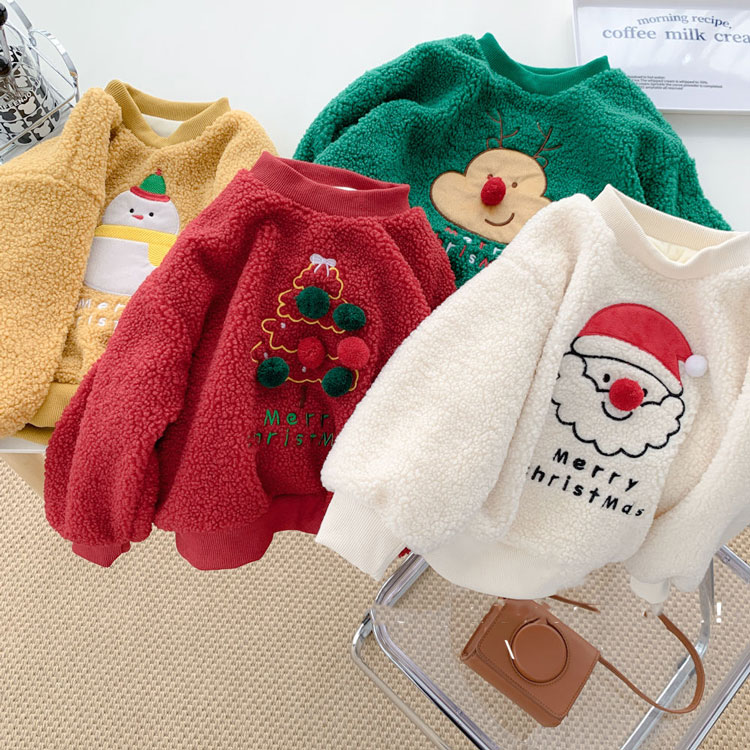 ベビー 子供服 クリスマス 裏起毛 トレーナー キッズ ベビー 男の子 女の子 トップ...