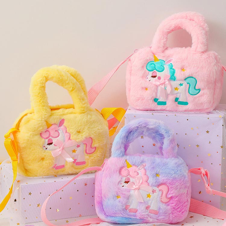可愛い ユニコーンバッグ ショルダーバッグ ユニコーンバッグ 軽量 ミニ もこもこ ...