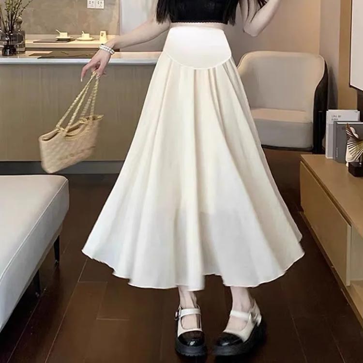 ロング マタニティスカート マキシ丈 マキシスカート 部屋着 産前 夏 産後 レディ...