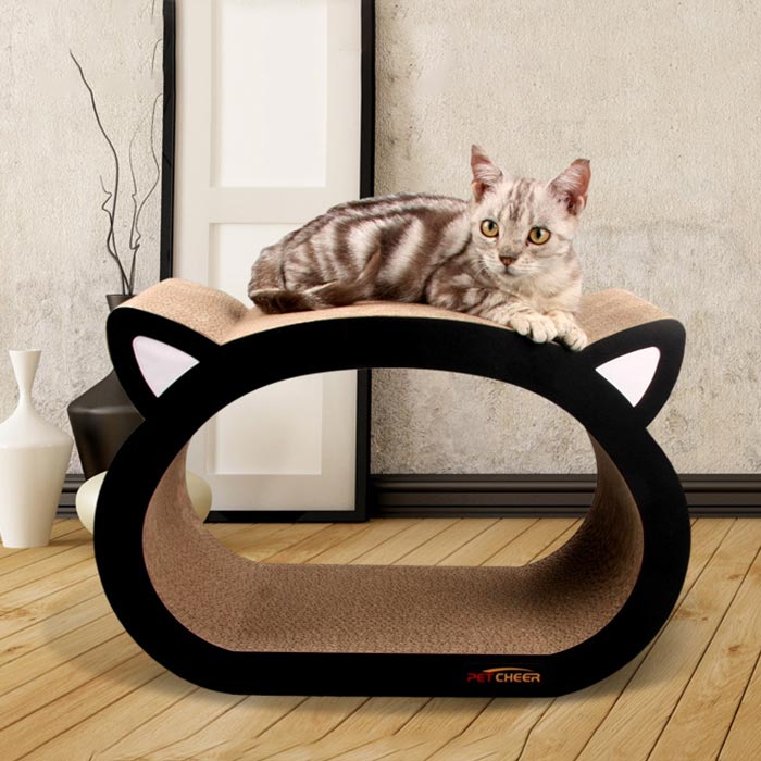猫 爪研ぎ 猫の顔の形 可愛い おもちゃ 爪やすり 猫用品 小型　中型猫ちゃん用 おおかた猫 ネコ 爪とぎ おもちゃ トンネルインテリア リビング おしゃれつめとぎ 可愛い 段ボール ダンボール