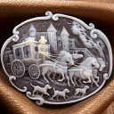 カメオ 風景画 遠近法 馬車 馬 動物 カメオ彫刻家モナステーロ氏製作 ブローチ&ネックレス加工をおすすめ カメオ アクセサリー 高級 ギフト お誕生日 プレゼ...