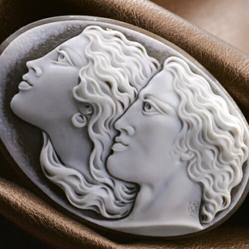カメオ作品 今は亡き巨匠カルロ・パルラーティ作 希少価値 特大75ミリ シェルカメオ イタリア製 ブローチ&ペンダント加工承ります カメオ アクセサリー 高級 ...
