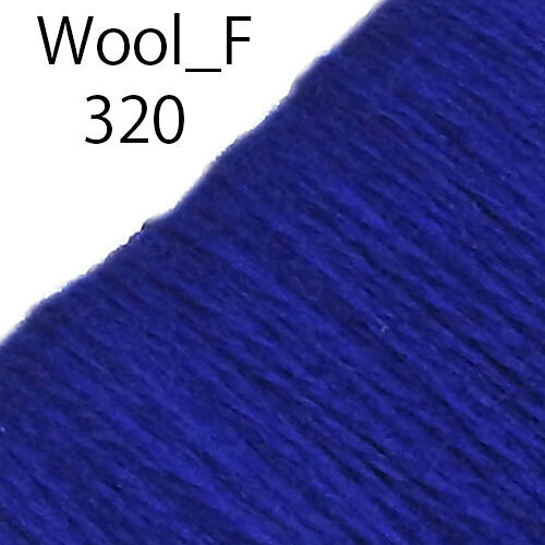 Hand-Sewing Threads - ウール刺繍糸（Wool_F_320(濃青） Wool 100% 50m巻)