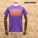 【アウトレット69％OFF】DSQUARED2 イタリー製Tシャツ S79GC0006 ジャージー快適 POPロゴ 製品染め加工 ストリート 半袖 アメカジ サーフ メンズ ハイブランド【gc189-40700TAF】