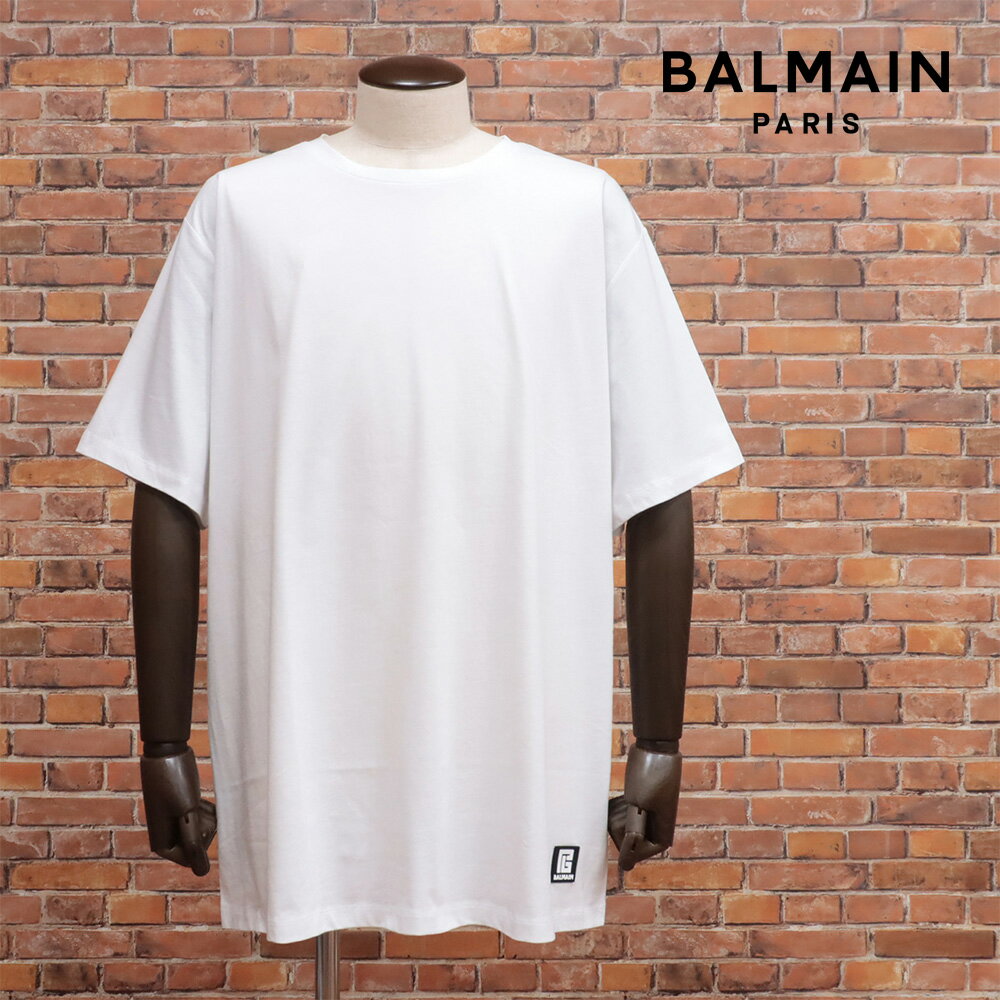 送料関税込【BALMAIN】ロゴディテールクルーネックTシャツ 楽天市場】balmain(スタイル(ネック)クルーネック)(Tシャツ