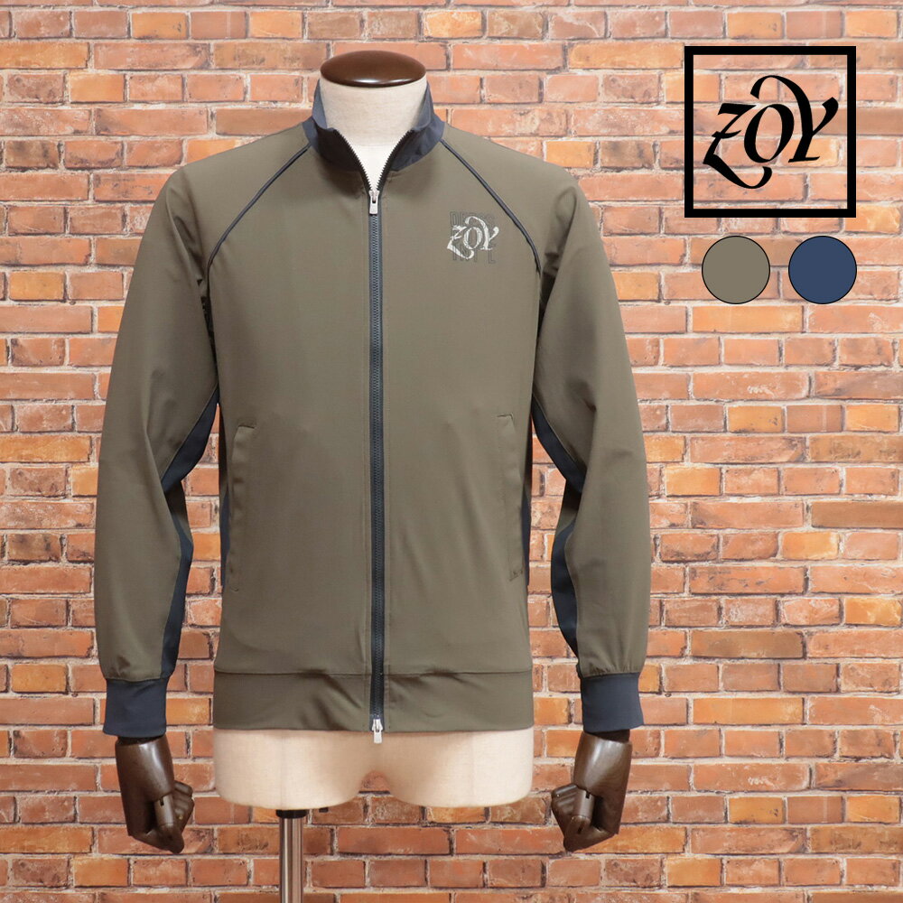 【期間限定ポイント10倍】秋冬 ZOY ブルゾン 071422101 4WAYストレッチ UVカット 速乾性 接触冷感 ゴルフウェア 30代 40代 50代 メンズ 紳士 ゾーイ【md373-30800TAF】