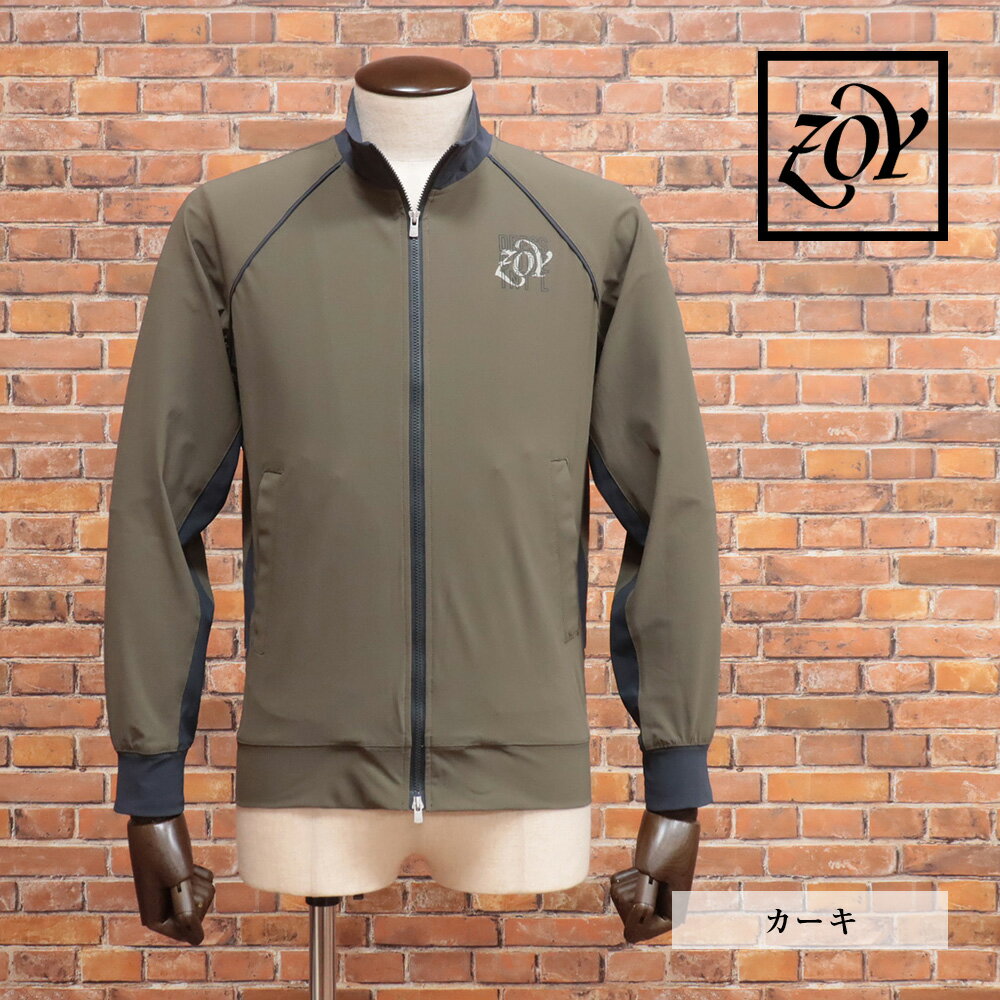 【期間限定ポイント10倍】秋冬 ZOY ブルゾン 071422101 4WAYストレッチ UVカット 速乾性 接触冷感 ゴルフウェア 30代 40代 50代 メンズ 紳士 ゾーイ【md373-30800TAF】