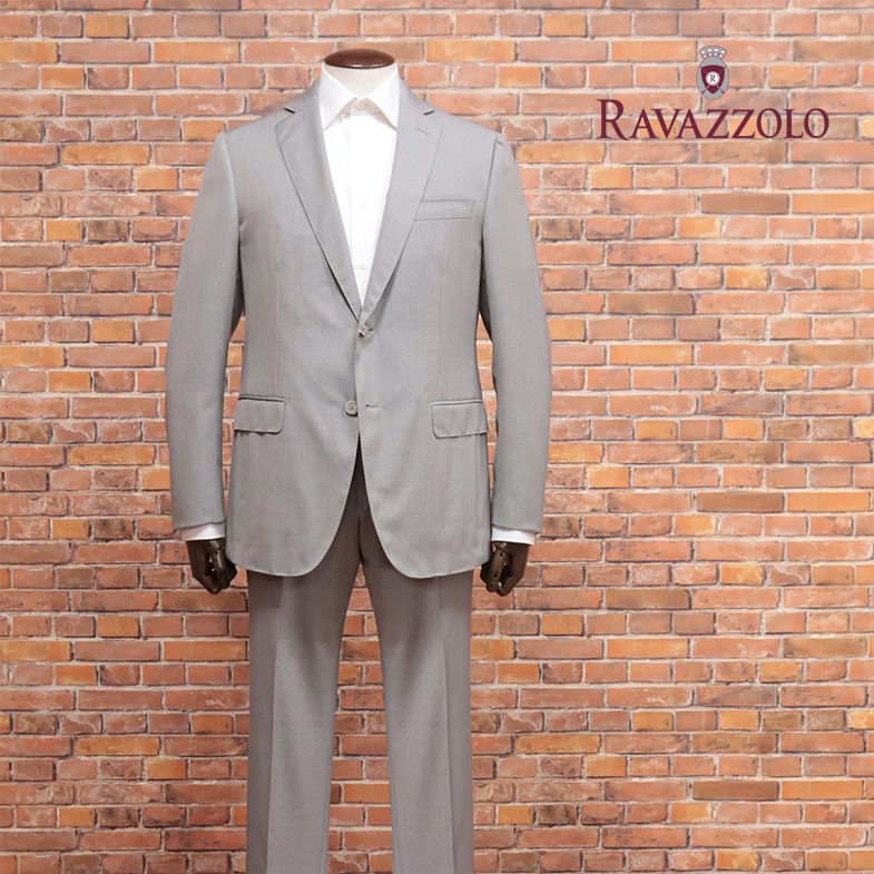 【期間限定ポイント5倍】【アウトレット80%OFF】Ravazzolo ストライプ柄スーツ 上質ウール100% 艷やか イタリア製 ビジネス エレガント 40代 50代 インポート セレブ 高級ブランド メンズ【ic291-412500TAF】