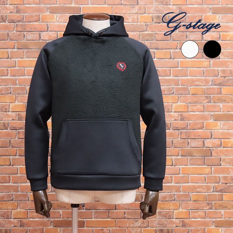 【楽天スーパーSALE】【アウトレット】g-stage パーカー ダンボールニット&ボア スポーティー Dr.YAMORIコラボ ゴルフ お洒落 メンズ プレゼ...