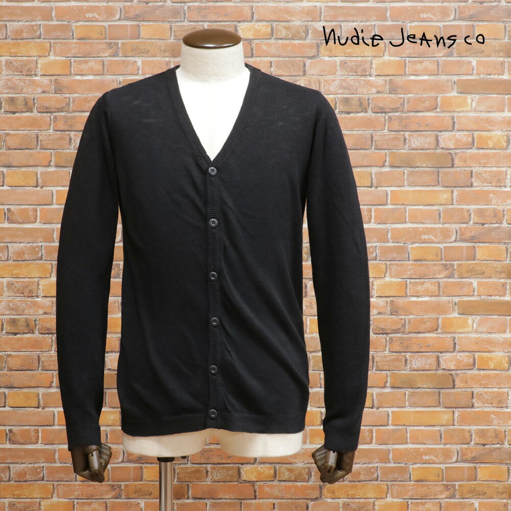 �ڴ��ָ���ݥ����10�ܡ۽ղ� Nudie Jeans �����ǥ����� BOTVID CARDIGAN ���åȥ��ͥ� ���ޡ��˥å� V�ͥå� ̵�� ����ץ� ��...