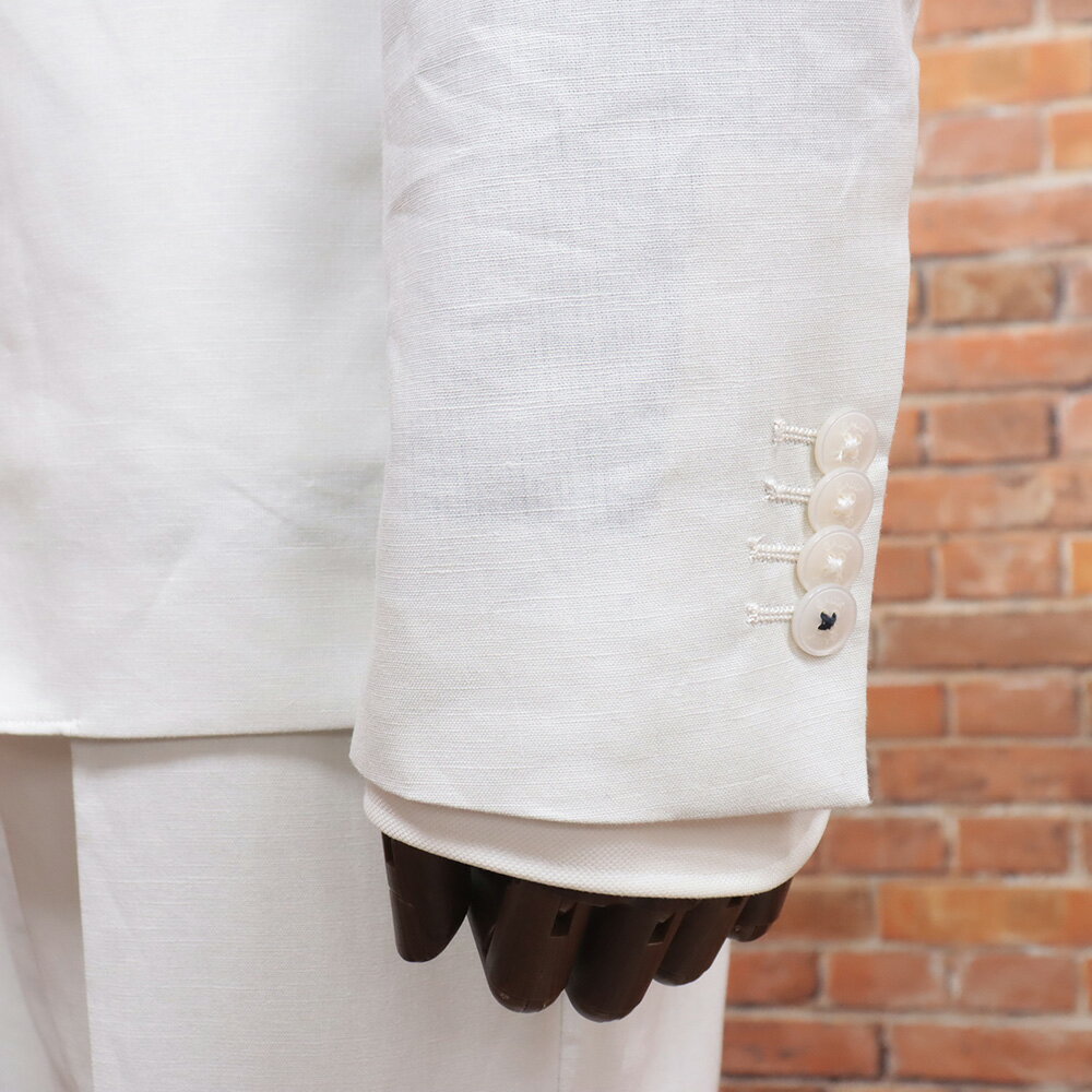 25SS GAUDI カジュアル スーツ C511GU15002 綿麻 清涼 リゾート 無地 上品 ベーシック 新作 メンズ 紳士 ガウディ【kf118-79200TAF】