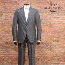 【期間限定ポイント5倍】TITO ALLEGRETTO スーツ イタリア製 D/him別注 段返り3B シングル ウール混 ナポリ仕立て クラシコ メンズ 紳士 ティトアレグレット【ma358-176000TAF】