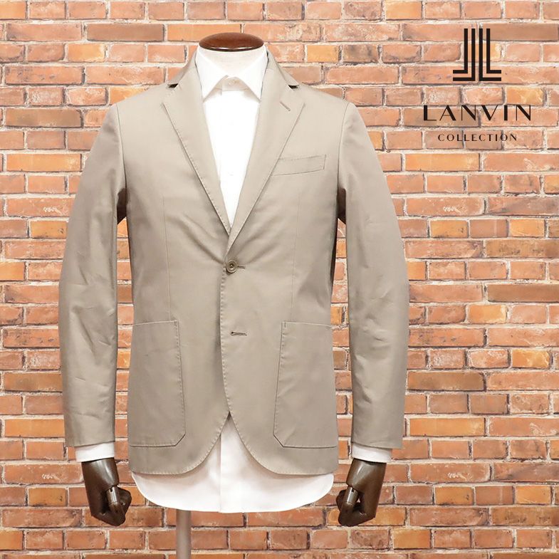 【美品】高級 LANVIN ランバン 総柄シルクジャケット イタリア製 【美品】高級 LANVIN ランバン 総柄シルクジャケット イタリア製