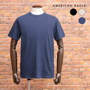 【期間限定ポイント5倍】AMERICAN EAGLE アメリカ製カットソー スラブ混ジャージー 快適 無地 ガーメントダイ 半袖 万能 プレゼント シンプル メ...