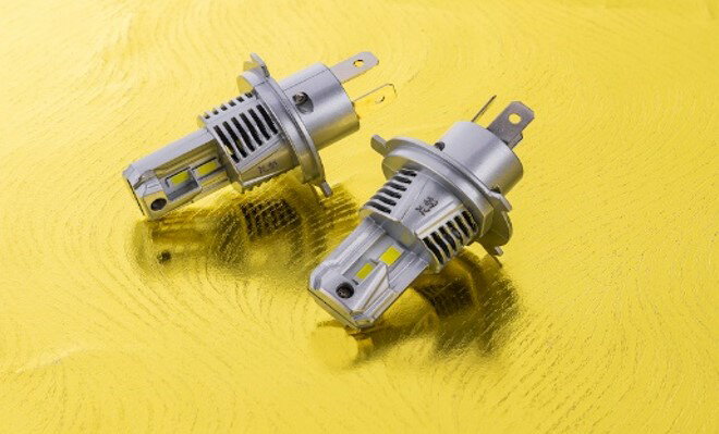 花魁 閃光2 LED ヘッドランプ バルブ H4 タイプ 6500K ホワイト 12 / 24V 共用 2個入り トラック ORH30..