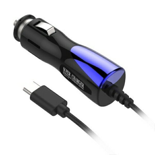 カシムラ DC充電器 3A Type-C BK-BL スマホ充電 12V/24V車対応 ブラック シガーソケット AJ-547