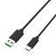  USB&Ʊ֥ 1.2m С֥A-C BK Type-C֥ ֥å С֥USB ǡž USB-A AJ-568