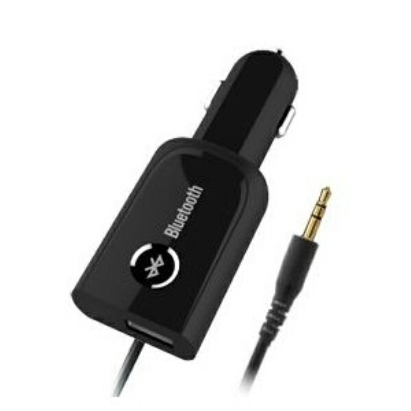 楽天雑貨＆カー用品 アーティクルカシムラ AUX/Bluetooth USB1ポート 2.1A レシーバー Bluetooth未対応のカーオーディオで音楽が再生可能 KD-166