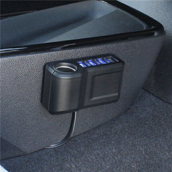 ��å� 4Ϣ��С����֥�USB+DC�����å� 4.8A DC12V�� 4��Ʊ�� ��Ϳ��ǤΥɥ饤�֤Ǥ⽼�Ű¿� PF325