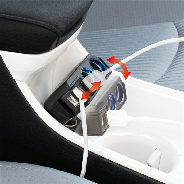 ��å� ���󥰥�USB�ĥ��󥽥��å� �ǥ��쥯����� 2.4A DC12V�� �����ɼ��󤷥��ࡼ�� PF342