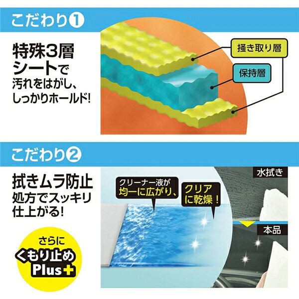 カーメイト エクスクリア 内窓用ウェットシート C130