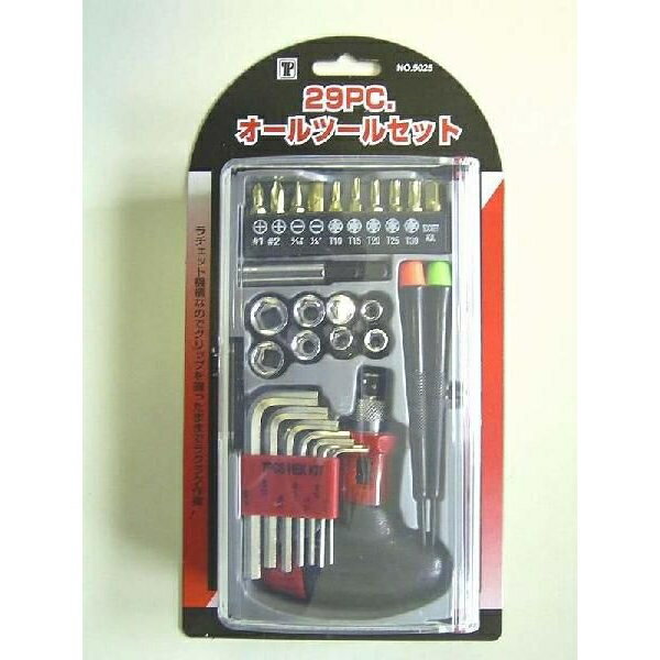 29PCオールツールセット 車 修理 工具セット ドライバー レンチ プロモート NO.5025