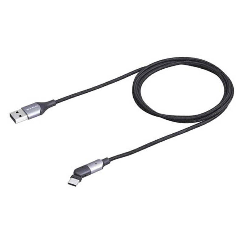 180USB�����֥�A to C �����֥�Ĺ:1.1m��USB Type-A��USB Type-C��180�ٲ�ž ������Ĺ:1.1 ������ D607