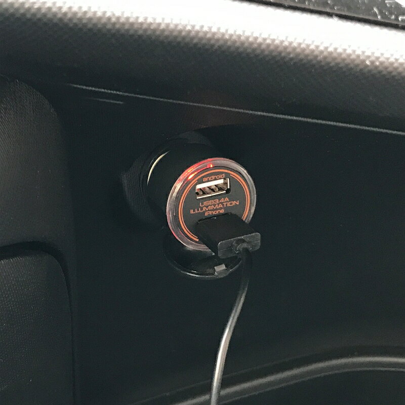 USB2�ݡ��ȥ��㡼���㡼 LED���󥸥������� 3.4A 12/24V ���Ŵ� ���Ѳ� 2��Ʊ�����Ų�ǽ �ܥǡ��ѡ��� WZ-892