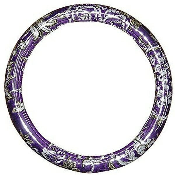 極太ハンドルカバー 華恋 パープル 2L 大型トラック等 2Lサイズ(46～47cm) 雅 HC-KA2LPU