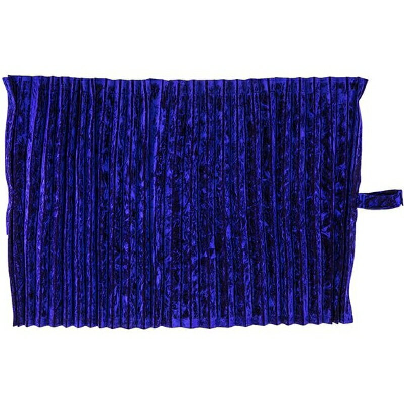 ルームカーテン ビッグハイルーフ用 チンチラ ネイビー プリーツあり 裏地あり 横1200mm×縦1600mm 2枚セット 雅 CBH-CCNVPU