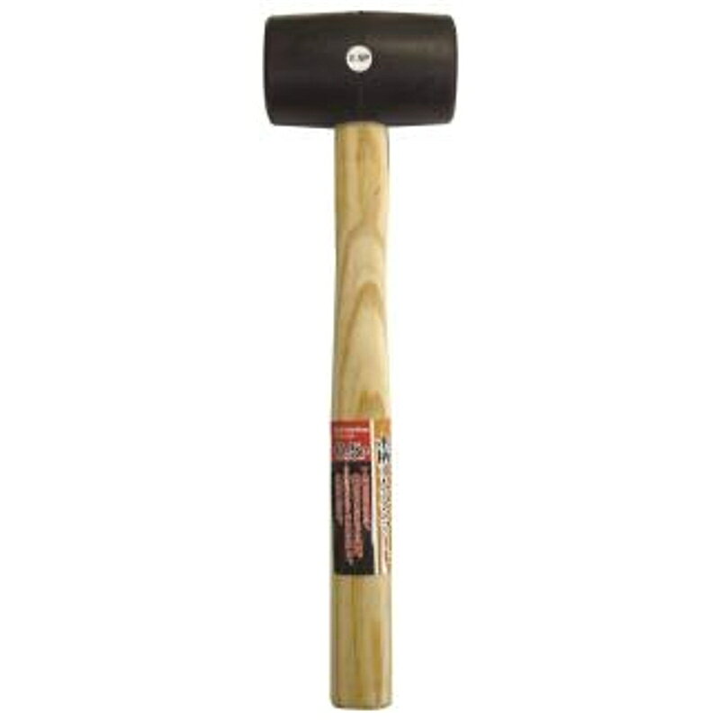 CUSTOM KOBO 木柄ゴムハンマー 黒 0.5ポンド 三共コーポレーション CGH-05B